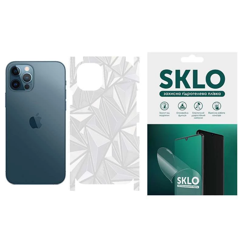 

Защитная пленка SKLO Back (тыл+грани) Transparent для Apple iPhone 11 Pro Max (6.5") (Прозрачный / Diamonds), Прозорий / diamonds