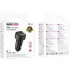 АЗП Borofone BZ34B Cloud PD20W+QC3.0 total 38W (1USB-A/1C) – Black. Фото 2 з 5
