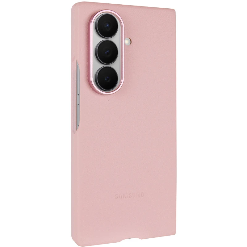Шкіряний чохол Leather Case Premium на Samsung Galaxy Z Fold7 – Pink. Фото 2 з 6