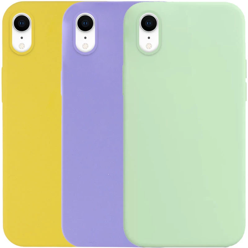 Чохол з закритим низом Silicone Case на Apple iPhone XR (6.1") фото 3 з 3