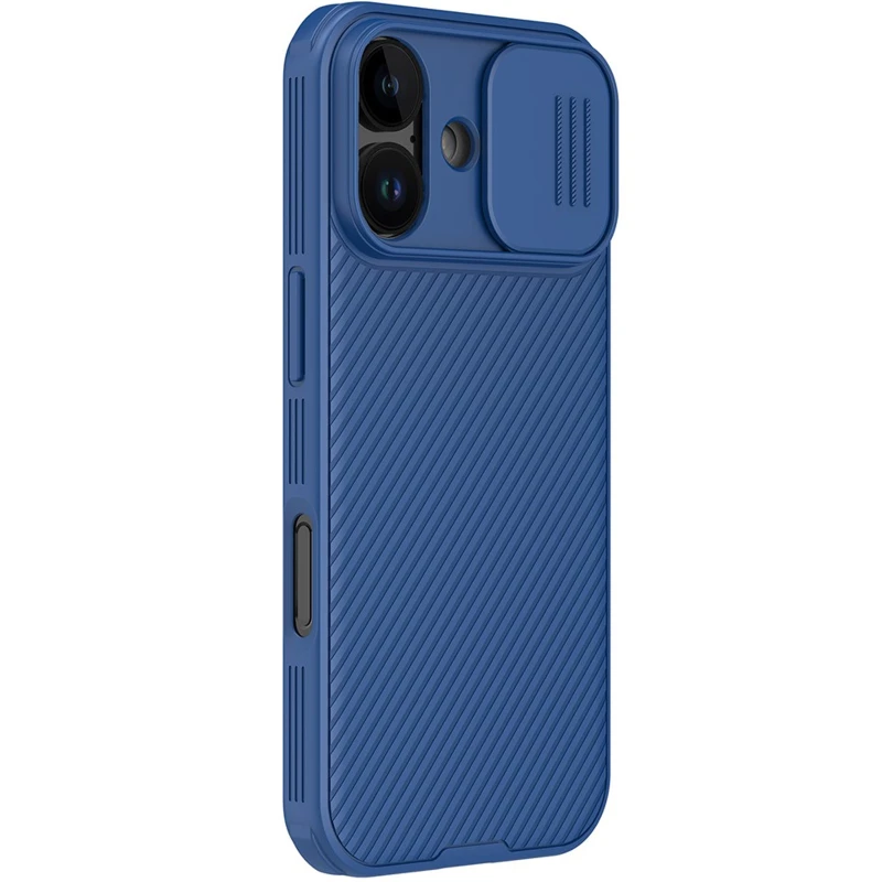 Карбована накладка Nillkin Pro зі шторкою для камери на Apple iPhone 17 (6.3") – Blue. Фото 1 з 4