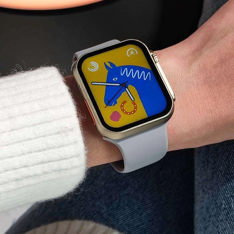 Смарт-годинник iWatch HW8 Ultra – Золотий. Фото 4 з 7