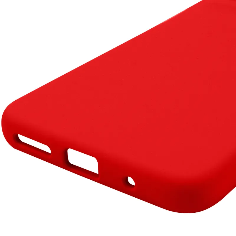 Чехол Silicone Case Lakshmi Premium з закритою камерою на Motorola Moto G15 4G – Красный / Red. Фото 6 из 6