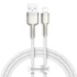 Дата кабель Baseus Cafule Series Metal USB to Lightning 2.4A (2m) (CALJK-B0) – White. Фото 1 з 4