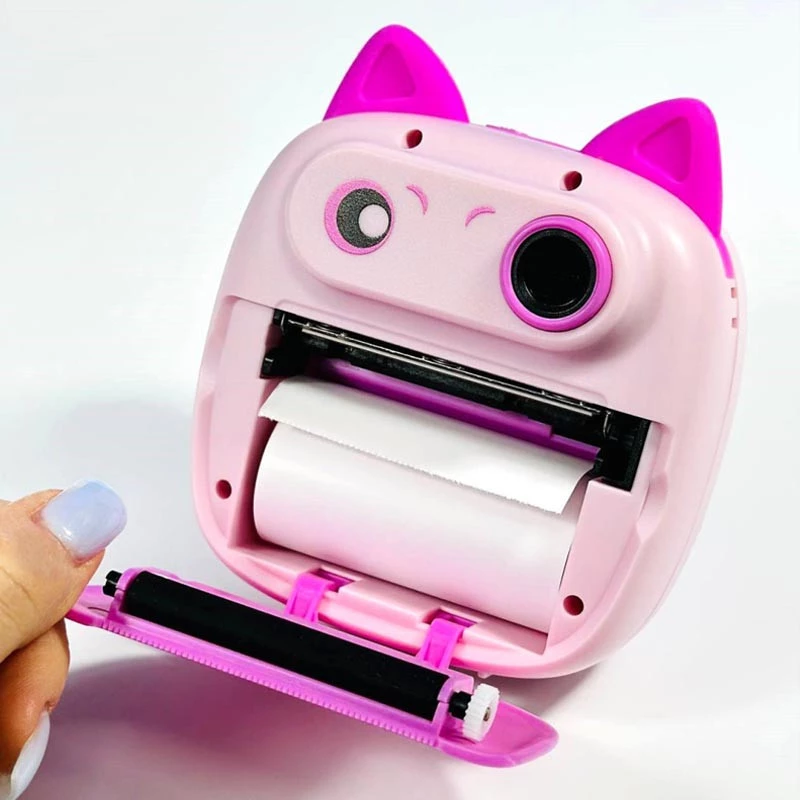 Дитяча фотокамера моментальним друку Cat D6 – Pink. Фото 2 з 6