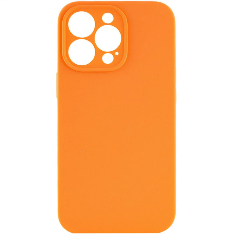 Чохол з захистом камери Silicone Case для Apple iPhone 13 Pro (6.1") – Помаранчевий / Cantaloupe. Фото 1 з 4