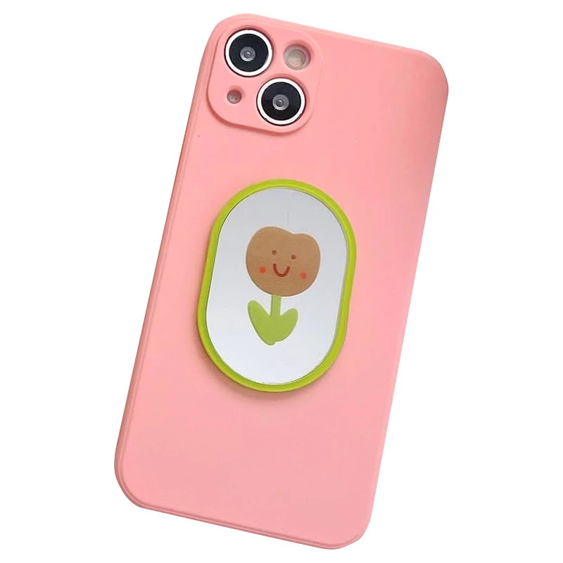 Тримач для телефону Popsocket Mirror is fun – Red tulip. Фото 3 з 3