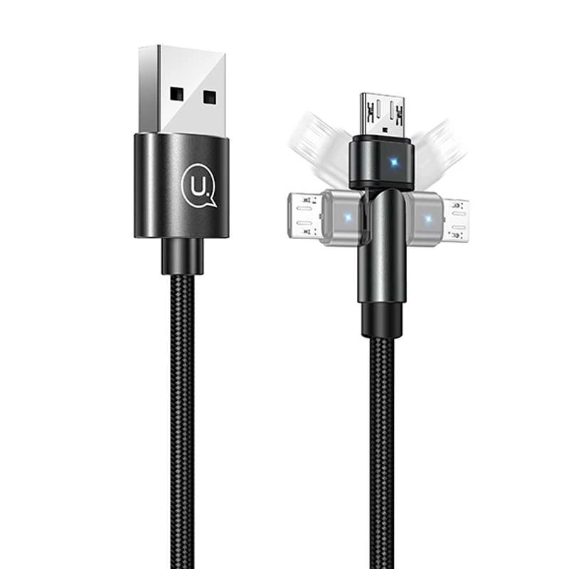 

Дата кабель USAMS US-SJ478 U60 Rotatable USB to MicroUSB (1m)