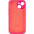 Чехол Silicone Case с защитой камеры для Apple iPhone 14 (6.1") – Розовый / Barbie pink. Фото 2 из 4