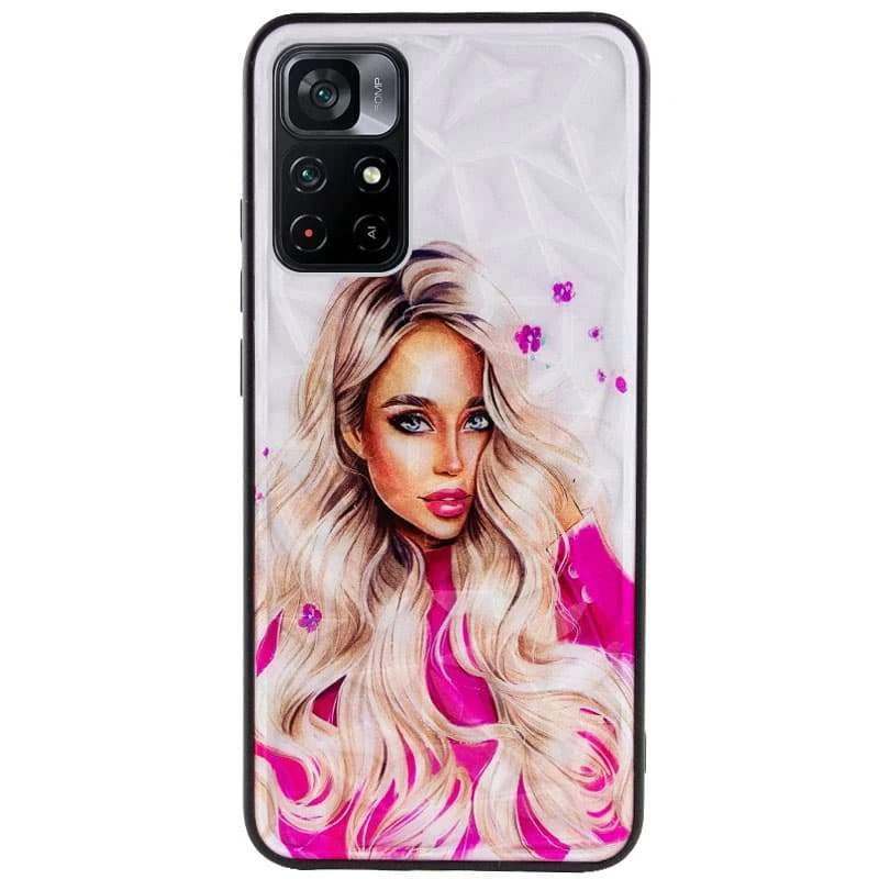 

Стеклянный чехол Prisma Ladies на Xiaomi Poco M4 Pro 5G (Pink)
