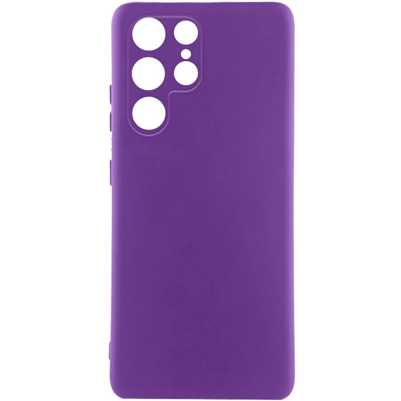 

Чехол Silicone Case Lakshmi с закрытой камерой для Samsung Galaxy S22 Ultra (Фиолетовый / Purple), Фіолетовий / purple