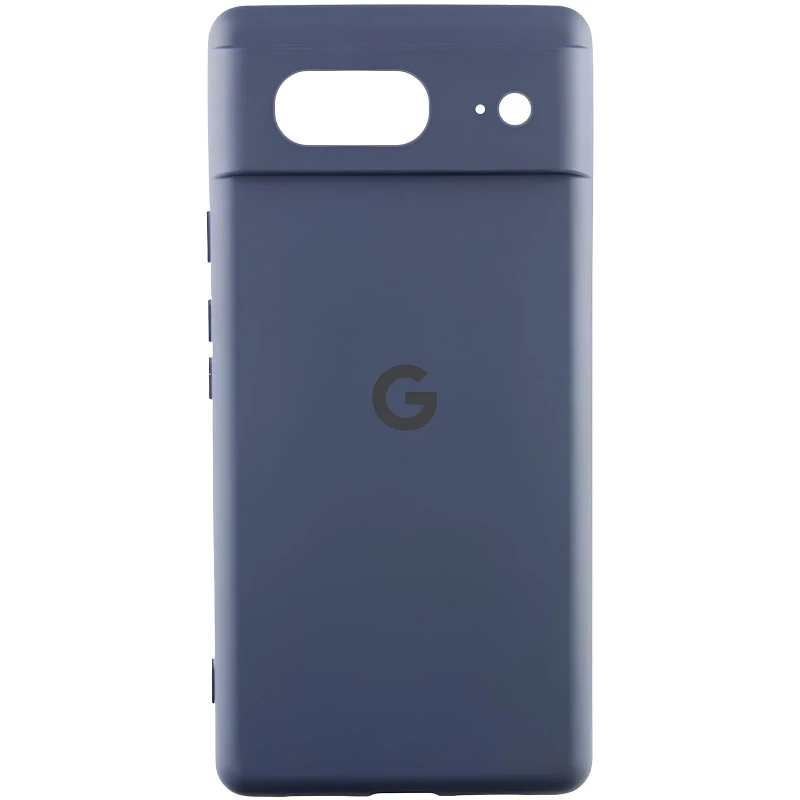 Силіконовий чохол Cover Lakshmi з захистом камери для Google Pixel 8 – Синій / Midnight blue. Фото 2 з 4