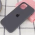 Чехол Silicone Case с закрытым низом для Apple iPhone 11 Pro Max (6.5") – Серый / Dark Gray. Фото 2 из 3