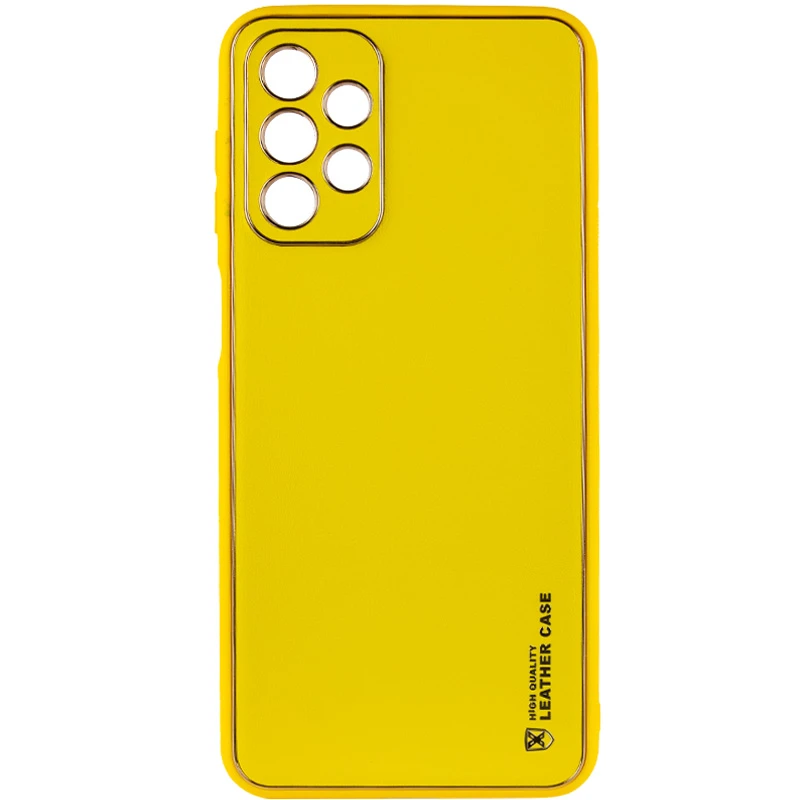 

Кожаный чехол Xshield для Samsung Galaxy A23 4G (Желтый / Yellow), Жовтий / yellow