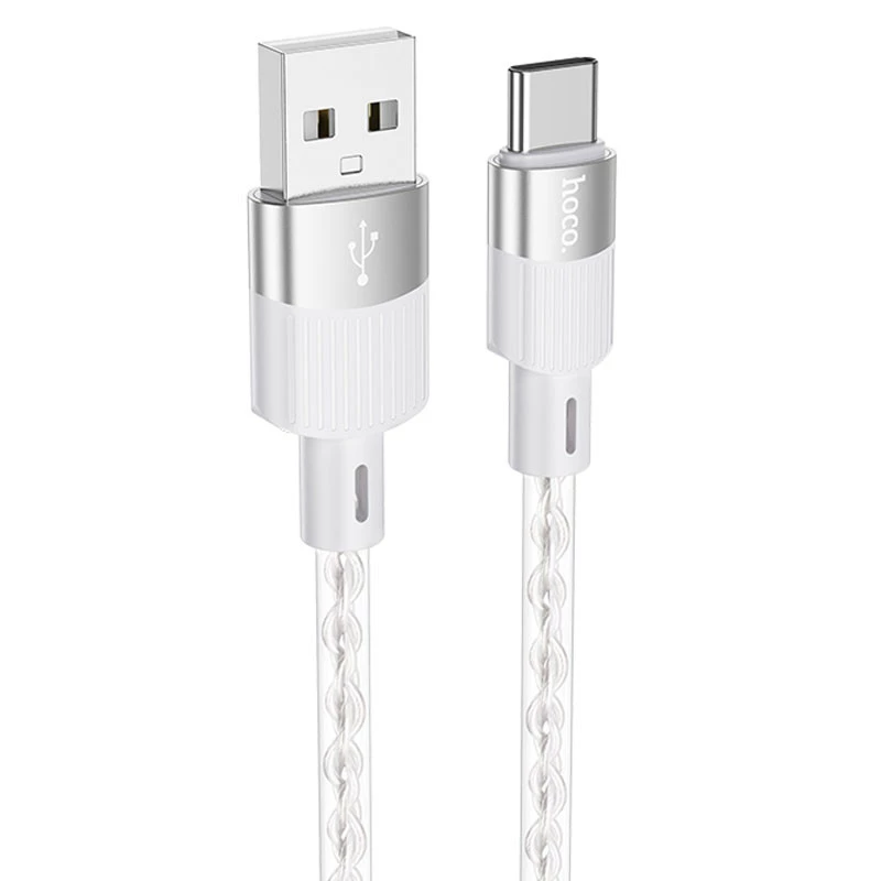 

Дата кабель Hoco X99 Crystal Junction USB to Type-C (1.2m) (Gray)