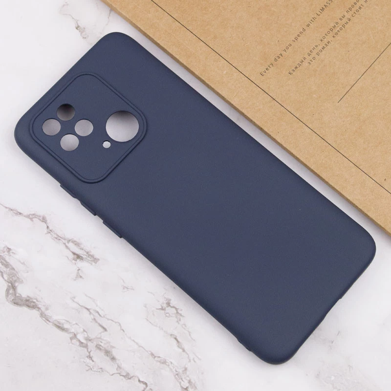 Чохол Silicone Case Lakshmi Plus з закритою камерою на Xiaomi Redmi 10C – Синій / Midnight Blue. Фото 4 з 4