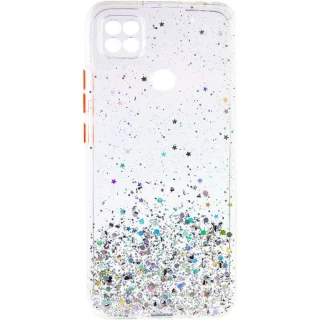 Чехол с блестками и защитой камеры для Xiaomi Redmi 9C фото 1 из 3