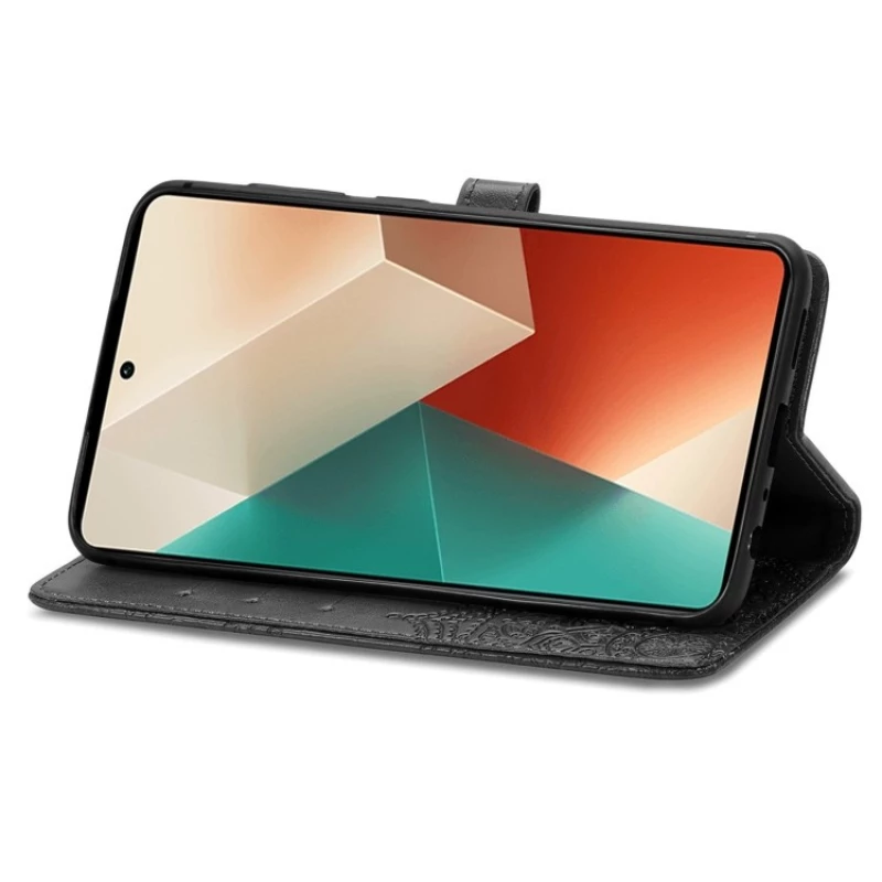 Чехол-книжка Art Case для Xiaomi Redmi Note 13 Pro 5G – Черный. Фото 5 из 5