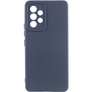 Чохол Silicone Case Lakshmi Premium із закритою камерою для Samsung Galaxy A33 5G — Темно-синій / Midnight blue