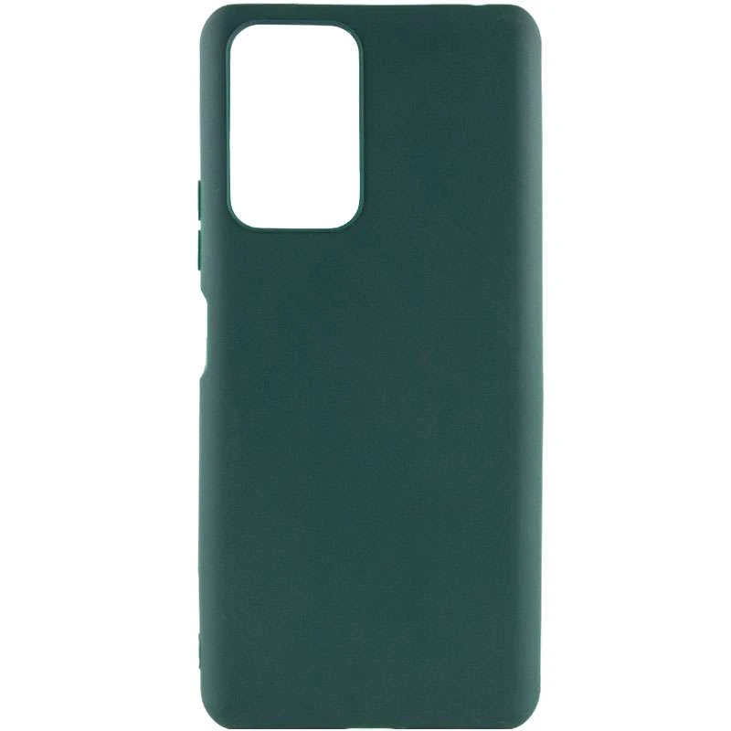 

Кольоровий силіконовий чохол на Xiaomi Poco M5 (Зелений / Forest green)