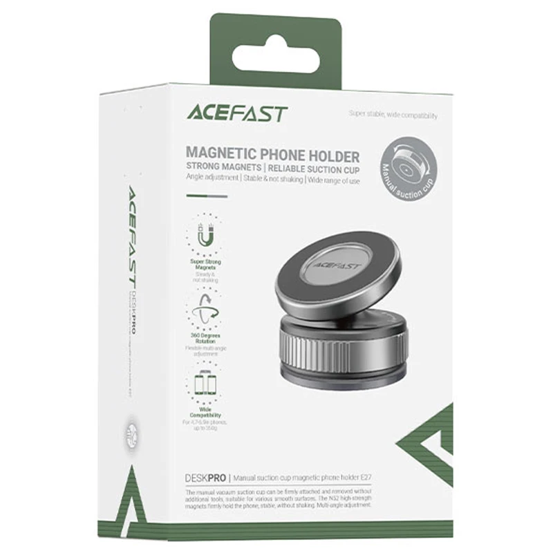 Магнітний тримач для телефону Acefast E33 neck-hanging – Black. Фото 5 з 5