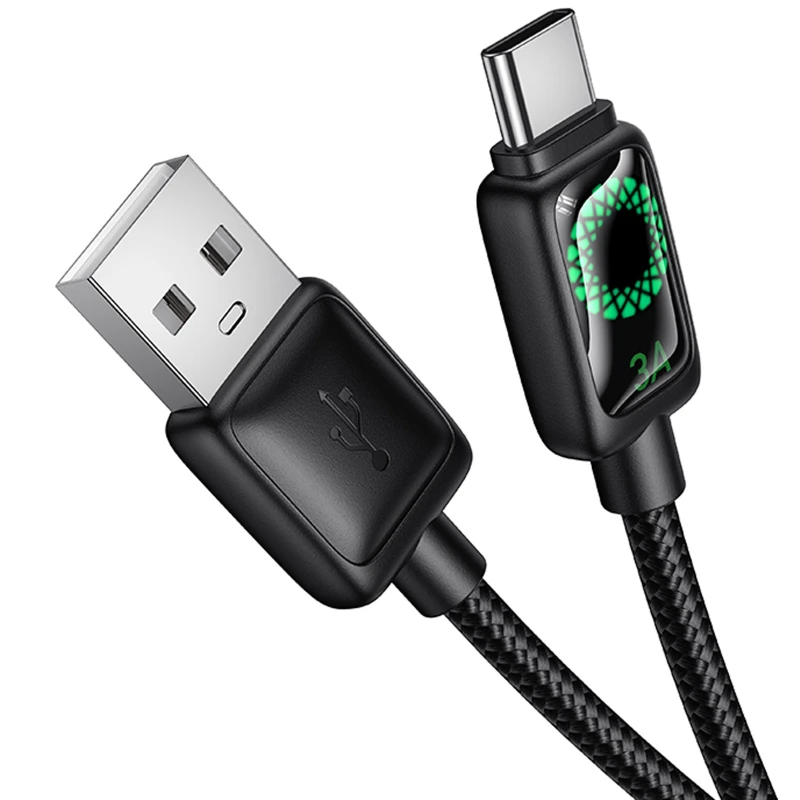 Дата кабель Hoco U146 Mundo USB to Type-C 36W (1.2m) – Black. Фото 3 из 6