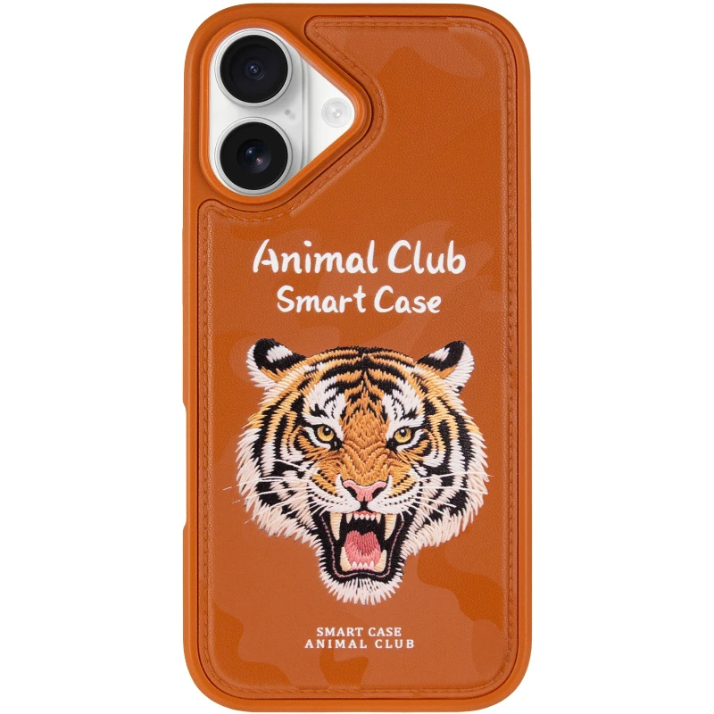 TPU+PC чехол Animal Club для Apple iPhone 17 (6.3") – Chocolate Brown. Фото 3 из 6