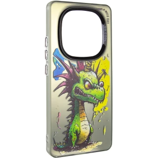 Чехол TPU+PC Street Art для Xiaomi Poco C75 — Dragon