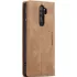 Шкіряний чохол-книжка CaseMe Velvet Nubuck для Xiaomi Redmi Note 8 Pro – Brown. Фото 4 з 5