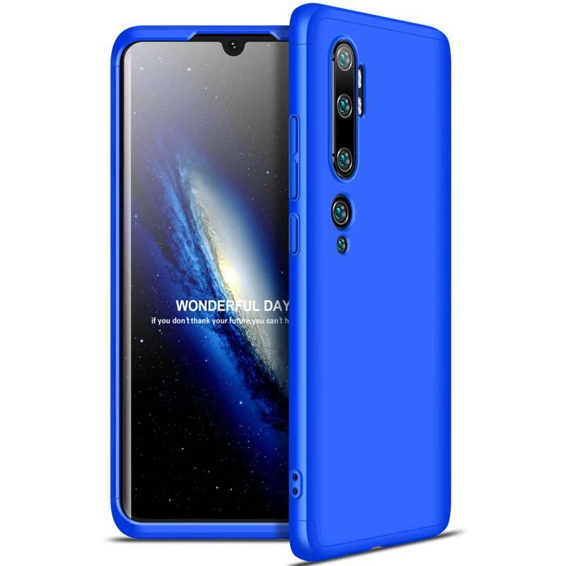 

Чохол із захистом 360 градусів GKK на Xiaomi Mi Note 10 / Note 10 Pro / Mi CC9 Pro (Синій)