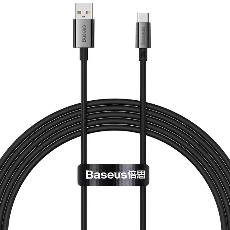 Дата кабель Baseus Superior Series USB to Type-C 100W (2m) (P103201) – Cluster Black. Фото 1 из 4