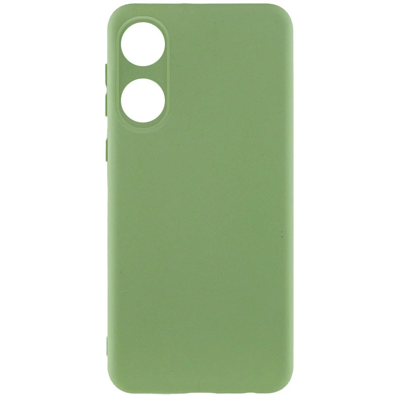 

Чехол Silicone Case Lakshmi с закрытой камерой для Oppo A58 4G (Зеленый / Pistachio), Зелений / pistachio