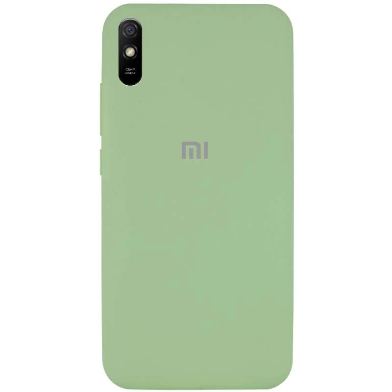 

Чохол Silicone Case з закритим низом на Xiaomi Redmi 9A (М'ятний / Mint)