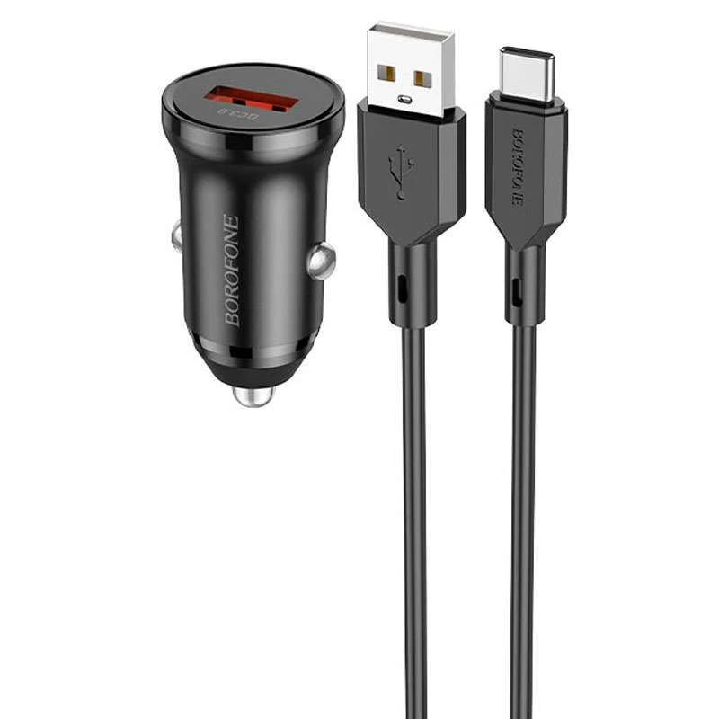 

АЗП Borofone BZ18 QC3.0 + Type-C