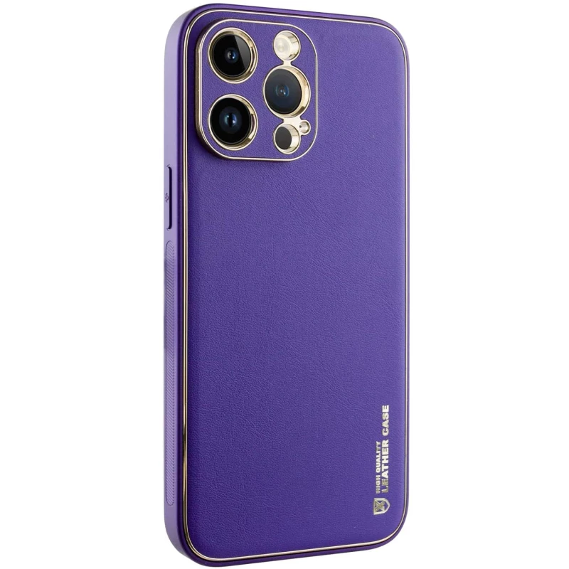 Шкіряний чохол Xshield на Apple iPhone 14 Pro Max (6.7") – Фіолетовий / Ultra Violet. Фото 3 з 9