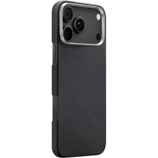 Чехол PC Carbon Protection Slim with MagSafe для Apple iPhone 17 Pro Max (6.9") фото 1 из 3