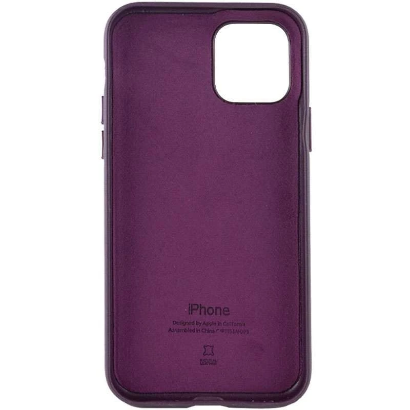 Кожаный чехол Silicone Case Soft для Apple iPhone 11 Pro Max (6.5") – Dark Cherry. Фото 6 из 9