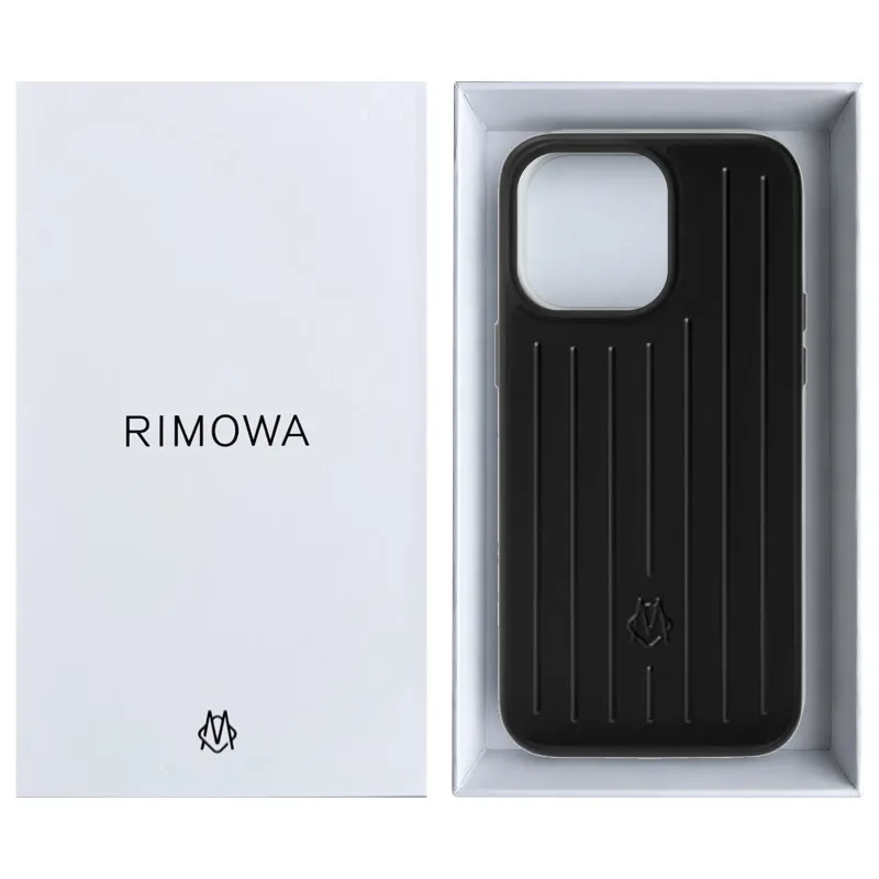 Чехол TPU+Metal Rimowa Style (AAA) для Apple iPhone 16 Pro Max – Black. Фото 4 из 4