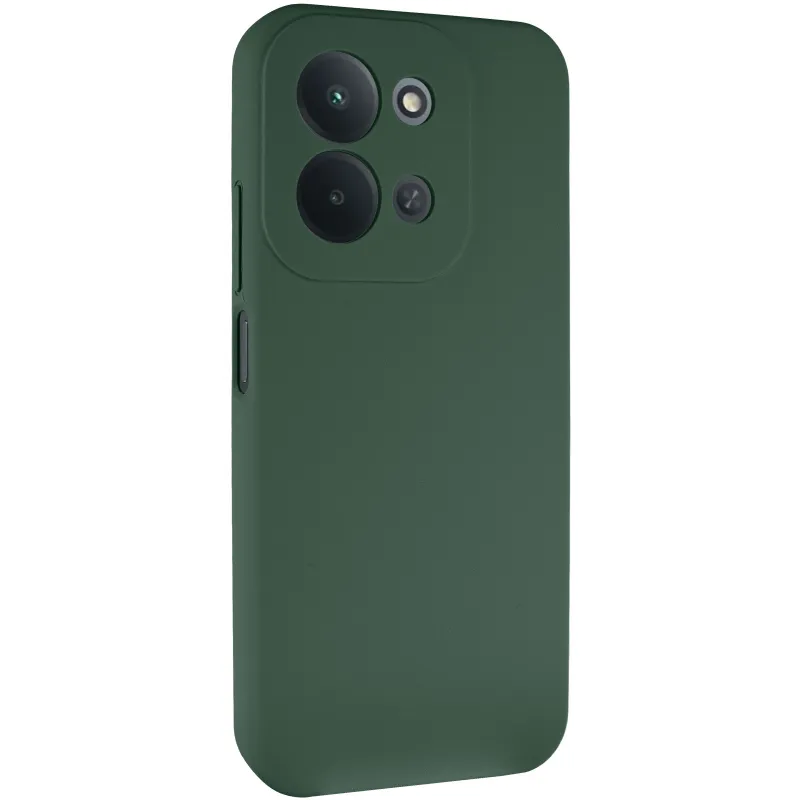 Чехол Silicone Case Lakshmi Premium з закритою камерою на Xiaomi Poco C85 (Global) – Зеленый / Cyprus Green. Фото 1 из 6
