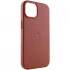 Шкіряний чохол Silicone Case Premium з MagSafe на Apple iPhone 14 (6.1") – Umber. Фото 3 з 8