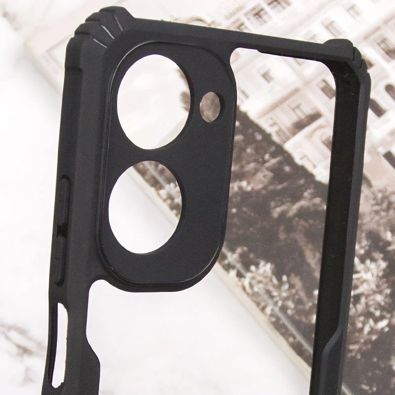 Черный TPU+PC с усиленными углами для Realme 10 4G – Black. Фото 4 из 5