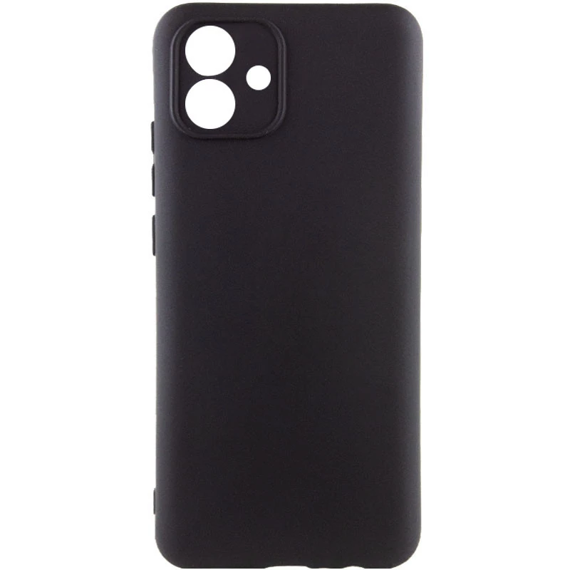 Кольоровий силіконовий чохол GETMAN із закритою камерою для Samsung Galaxy A07 – Чорний / Black. Фото 1 Кольоровий силіконовий чохол GETMAN із закритою камерою для Samsung Galaxy A07 – Чорний / Black. Фото 1 з 3
