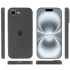 Чохол Silicone Case з закритим низом на Apple iPhone 17e (6.1") – Сірий / Dark Gray. Фото 4 з 6