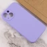 Чохол Silk Full Camera Protective (AA) NO LOGO для Apple iPhone 15 (6.1") – Бузковий / Dasheen. Фото 3 з 3
