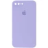 Чехол Silicone Case Square с защитой камеры для Apple iPhone 7 plus / 8 plus – Сиреневый / Dasheen. Фото 1 из 3