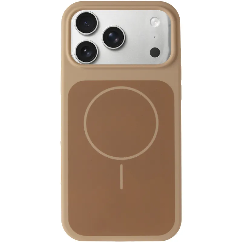 Чохол Silk Duo Color (AA) NO LOGO with Magnetic Fit для Apple iPhone 18 Pro – Desert Gold. Фото 2 з 6