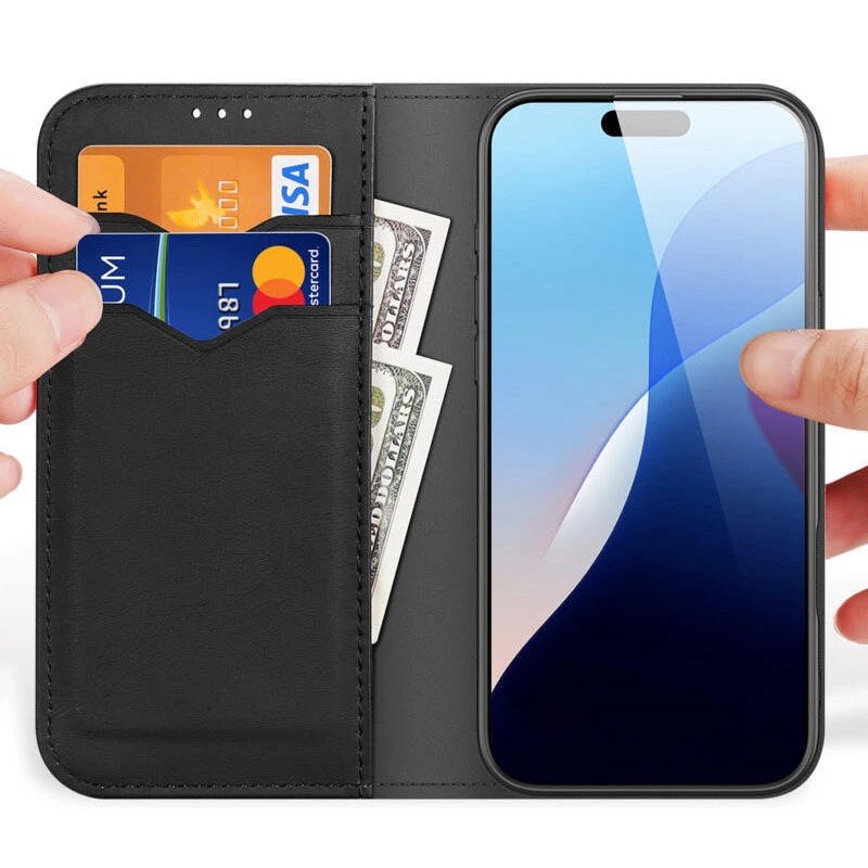 Чохол-книжка Dux Ducis Hivo для Apple iPhone 16 Pro Max – Black. Фото 8 з 14