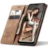 Шкіряний чохол-книжка CaseMe Velvet Nubuck для Samsung Galaxy A25 5G – Brown. Фото 3 з 5