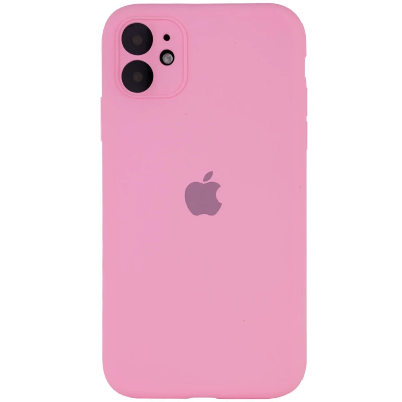 

Чехол Silicone Case с защитой камеры для Apple iPhone 12 (6.1") (Розовый / Light pink / PVH), Рожевий / light pink / pvh