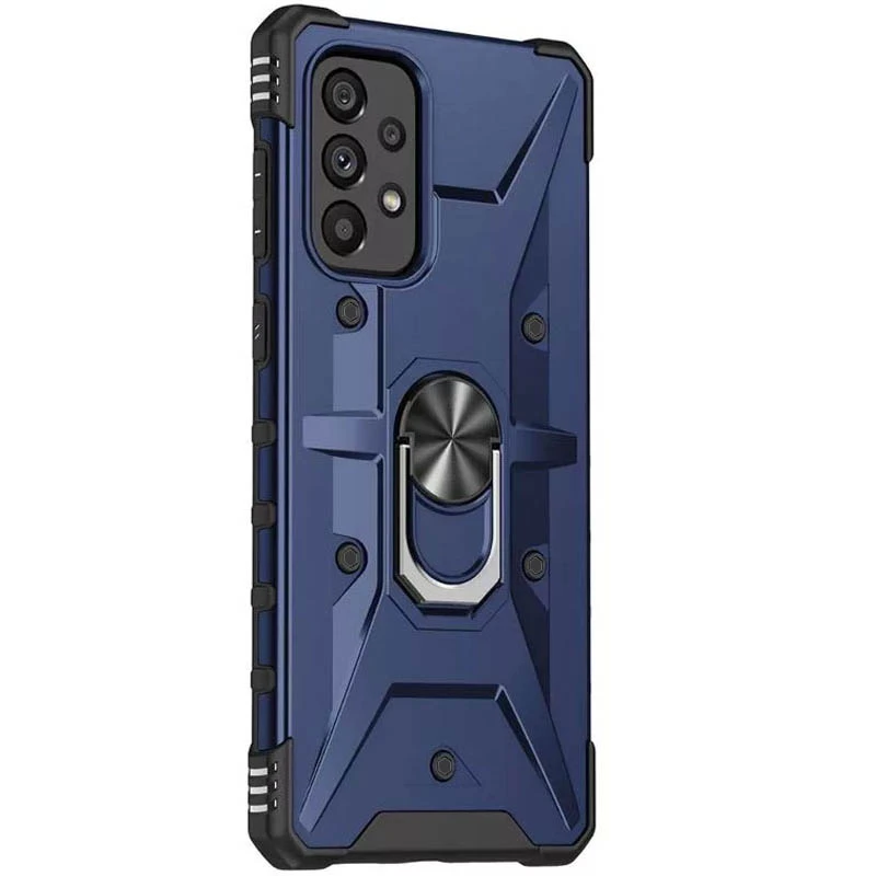 Ударостійкий чохол Pathfinder з кільцем на Samsung Galaxy A53 5G – Синій / Navy. Фото 3 з 4